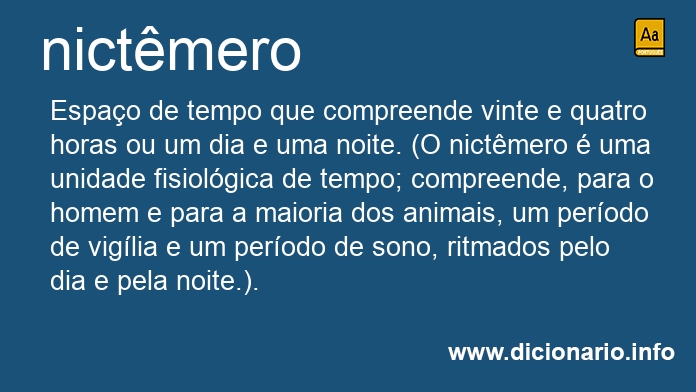 Significado de nictmera