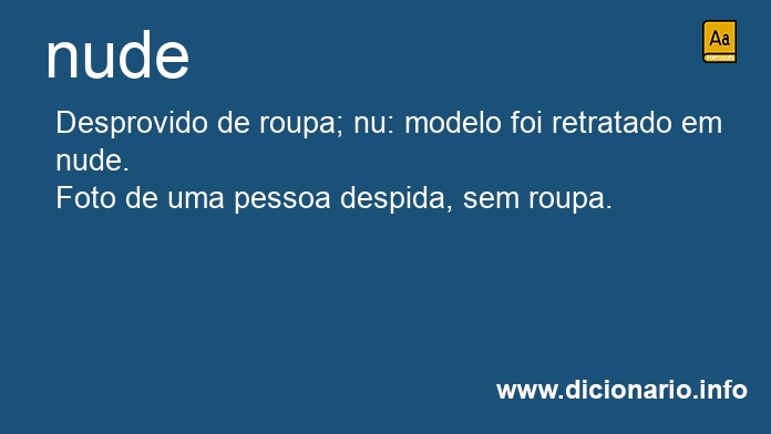 Significado De Nude