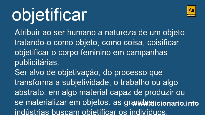 Significado de objetifique