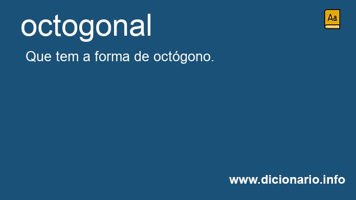 Significado de octogonais