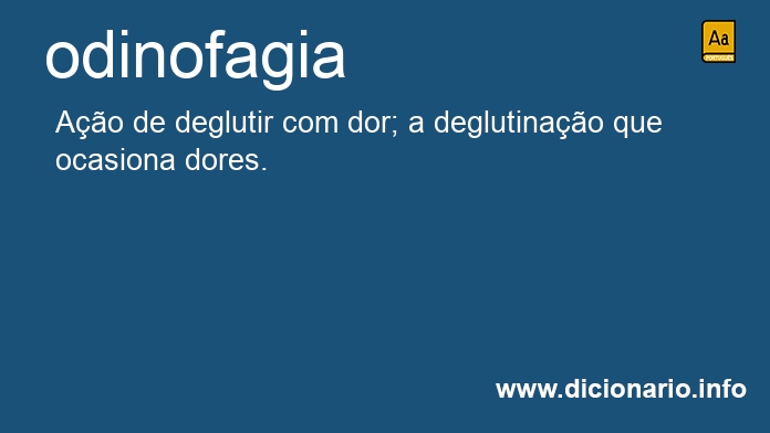 Significado de odinofagia