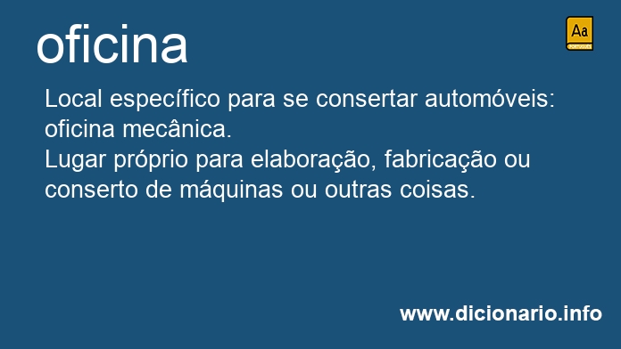 Significado de oficinas