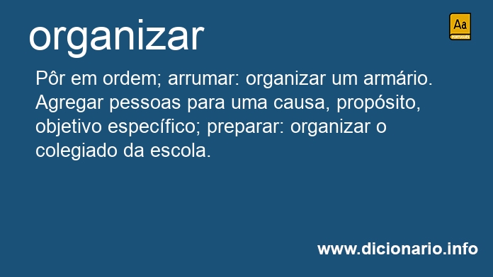 Significado de organizemos