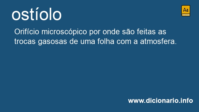 Significado de ostolo