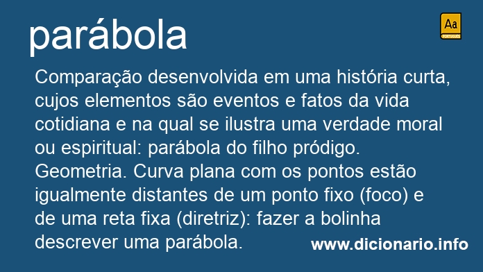 Significado de parbola