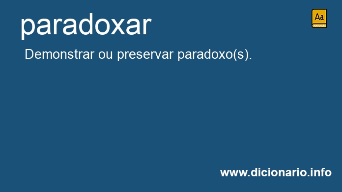 Significado de paradoxas