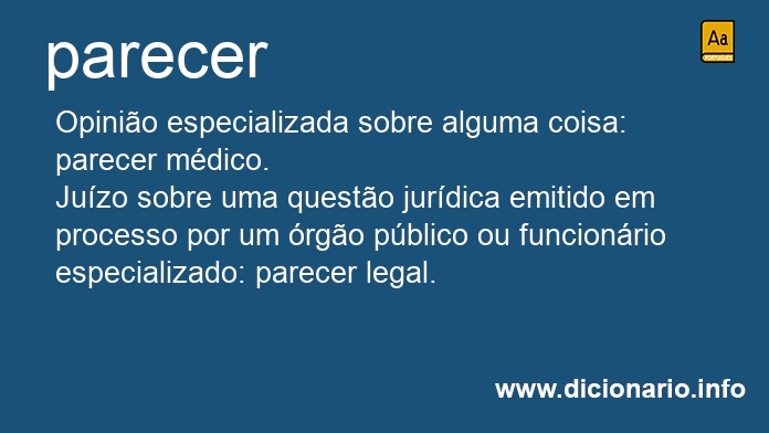 Significado de pareceram