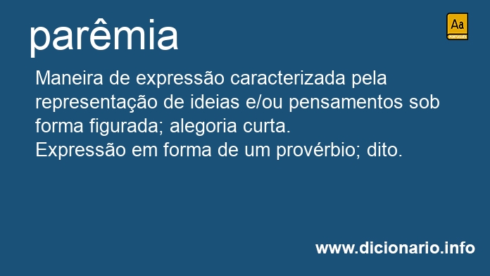 Significado de parmia