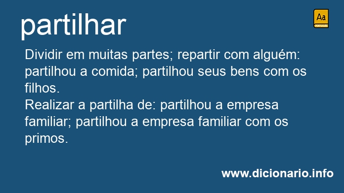 Significado de partilharia