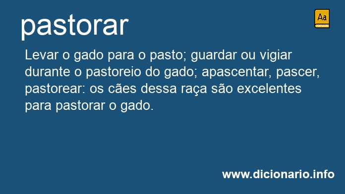 Significado de pastorado