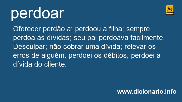 Significado de perdoars