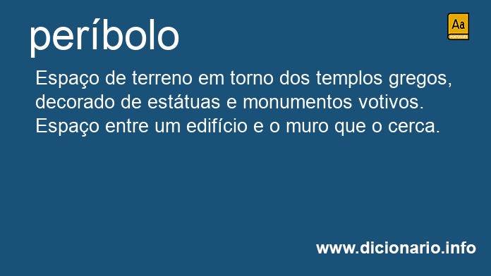 Significado de perbolo