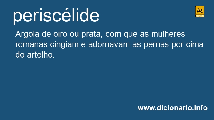 Significado de perisclide