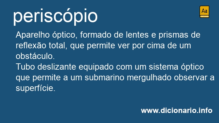 Significado de periscpios