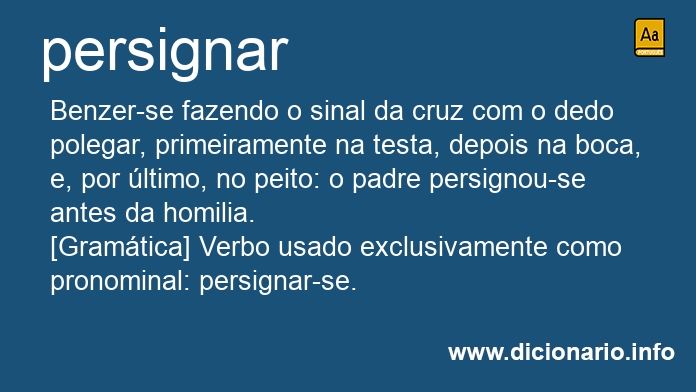 Significado de persignariam