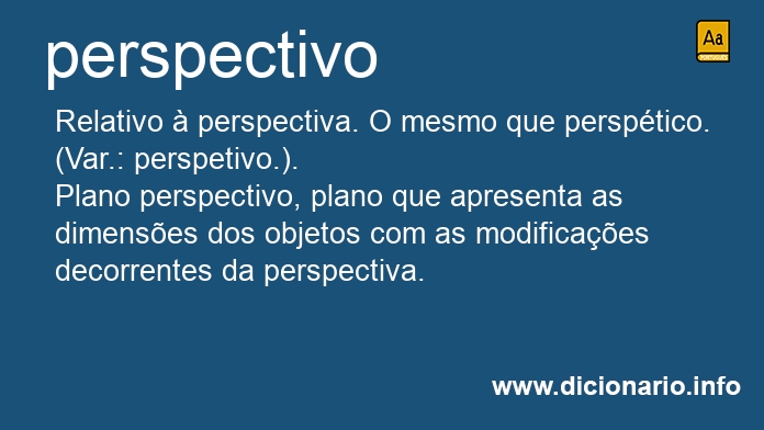 Significado de perspectivos