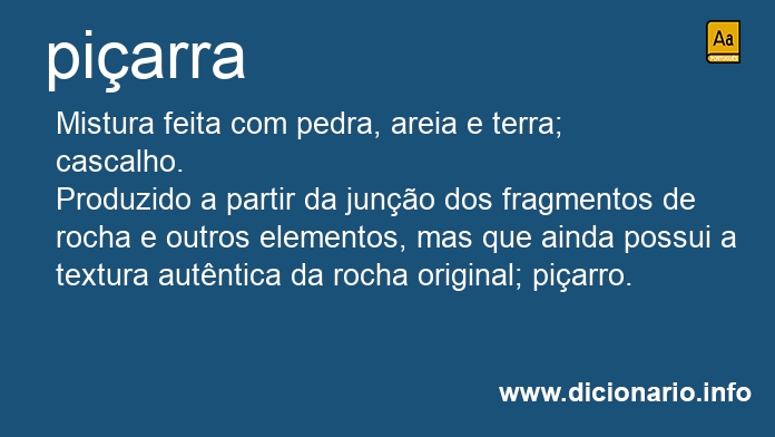 Significado de piarra