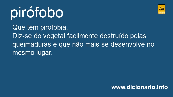 Significado de pirfoba