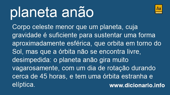 Significado de planeta ano