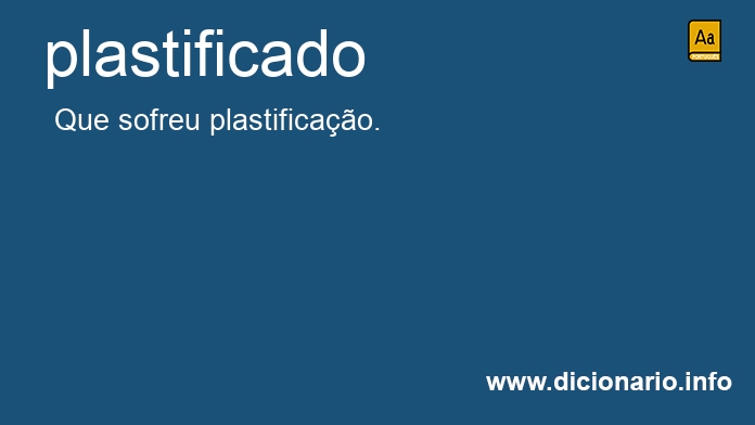 Significado de plastificada