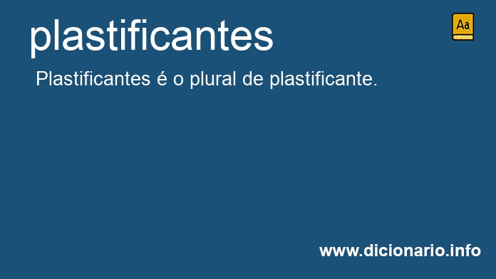 Significado de plastificantes