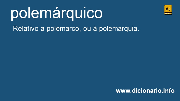 Significado de polemrquico