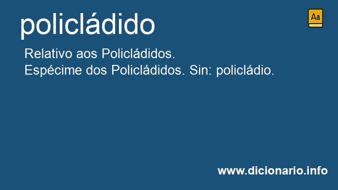 Significado de policldido