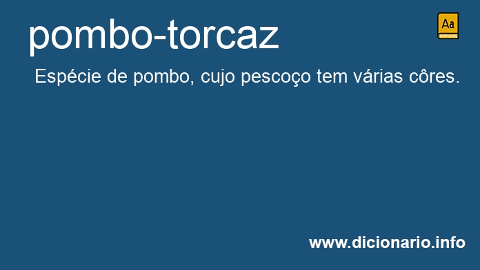 Significado de pombo-torcaz