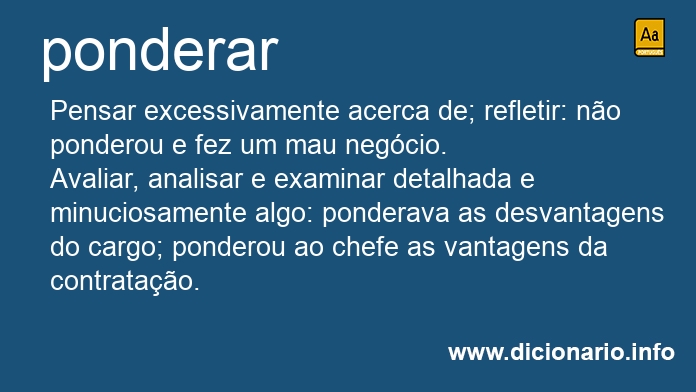 Significado de ponderastes