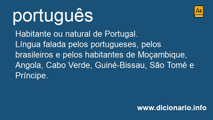 Significado de portuguses