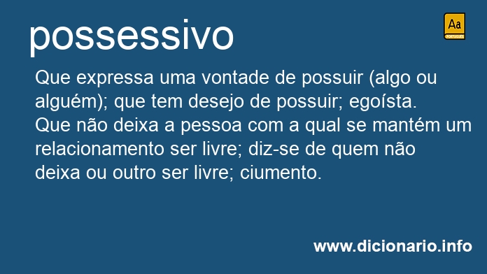 Significado de possessivos