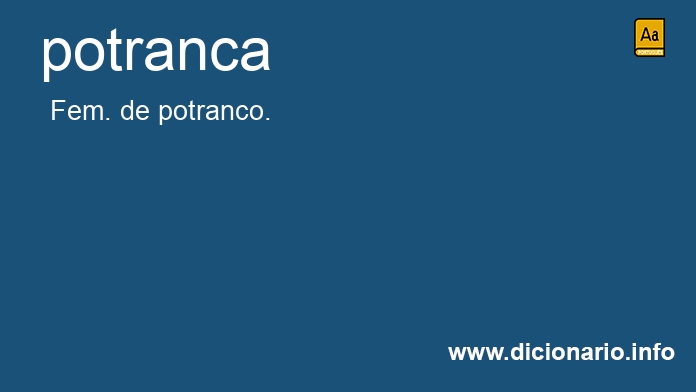 Significado de potranca