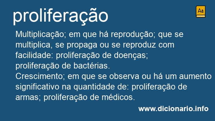 Significado de proliferao