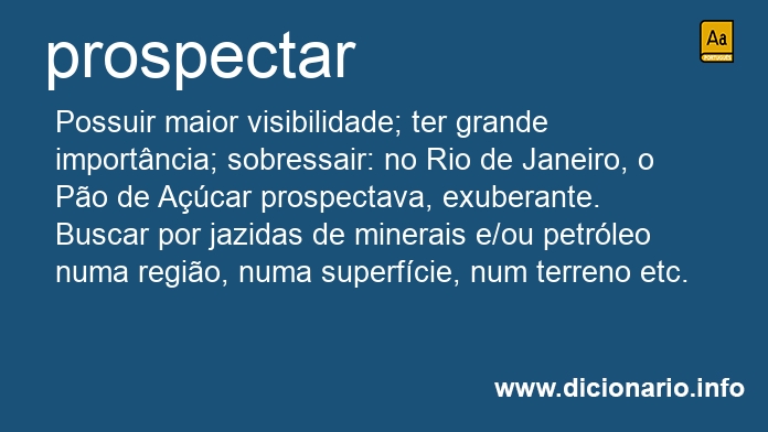 Significado de prospecta