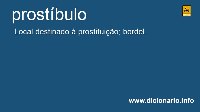 Significado de prostbulo