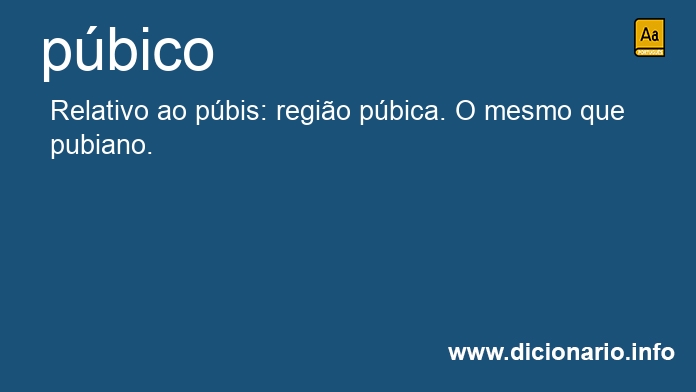 Significado de pbico