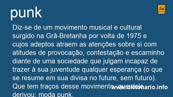 Significado de punk