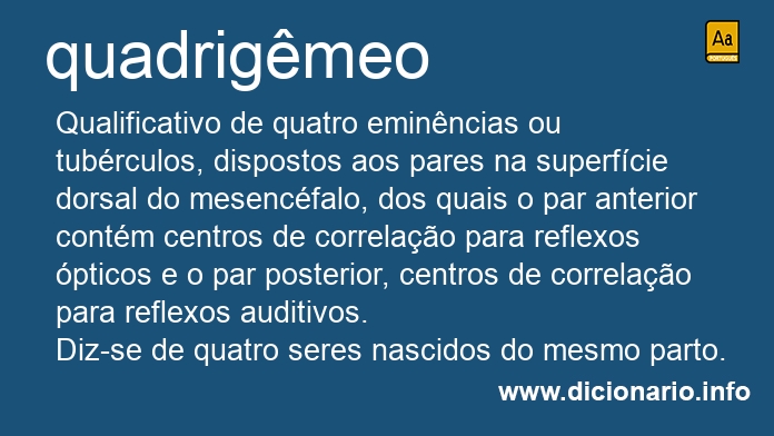 Significado de quadrigmeo