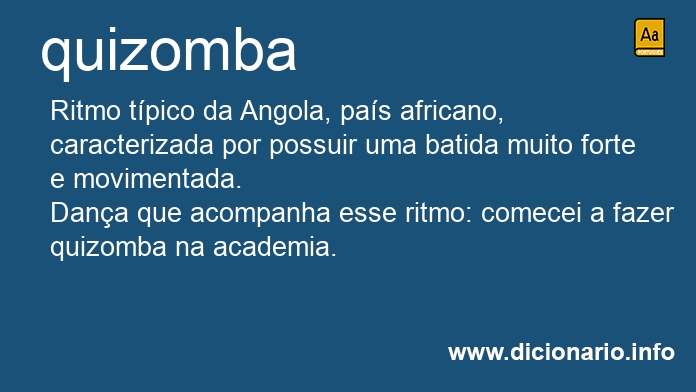 Significado de quizomba