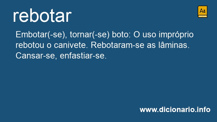 Significado de rebotar