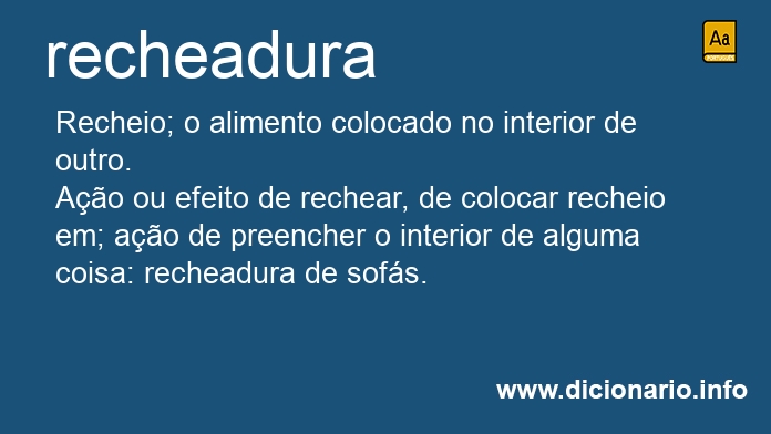 Significado de recheadura