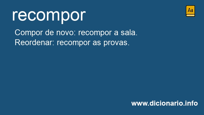 Significado de recompormos