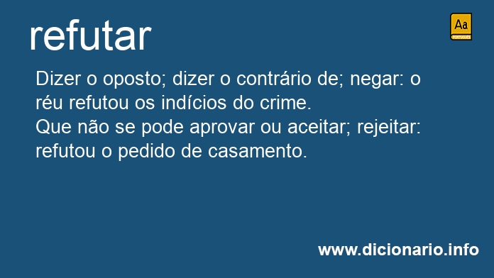 Significado de refutassem