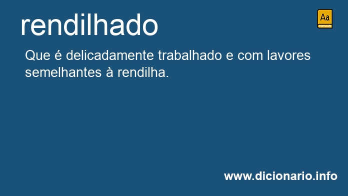 Significado de rendilhada