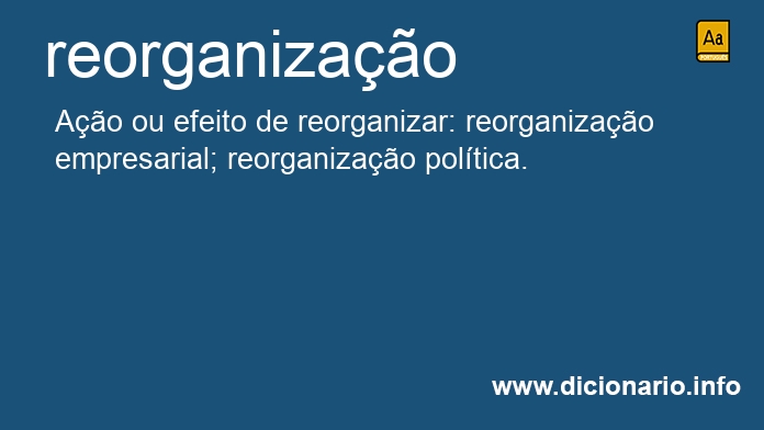 Significado de reorganizao