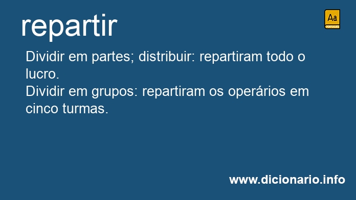 Significado de repartais