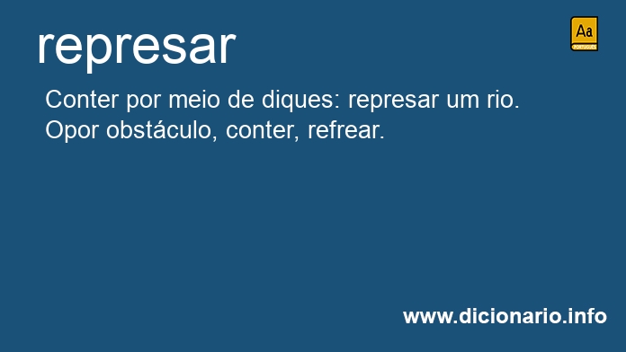 Significado de represars