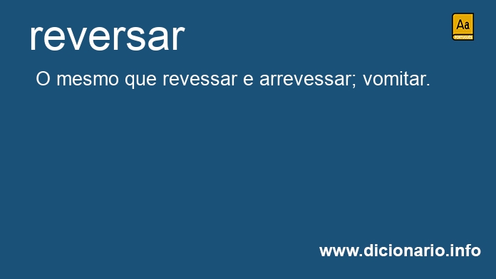 Significado de reversveis