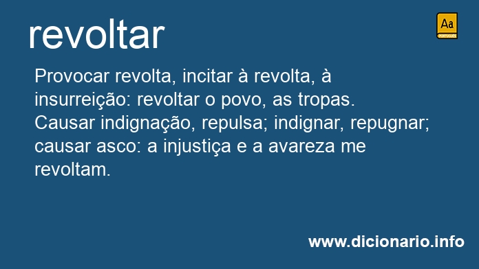 Significado de revoltares