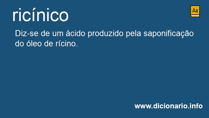 Significado de ricnico